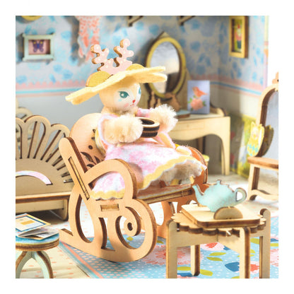 Djeco Mi House, DIY, miniatyr dockhus - Alba