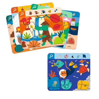 Djeco Observationsspel, Obs Explore - Hitta och vrid, jorden runt