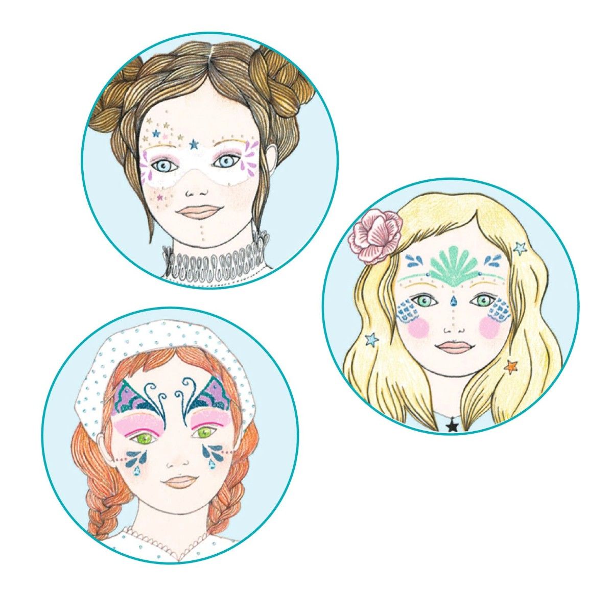 Djeco ansiktsfärg, Pärlor