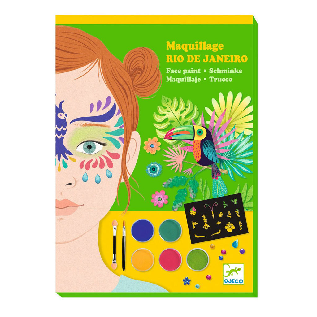 Djeco ansiktsmålning, Rio de Janeiro