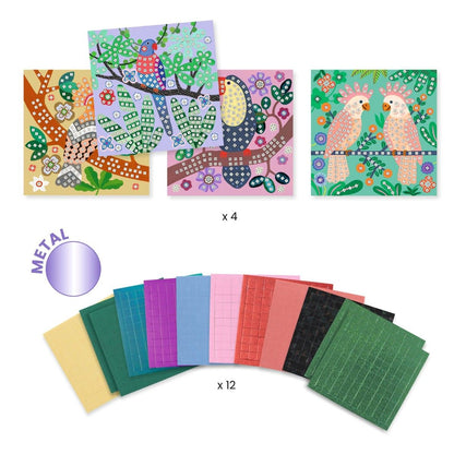 Djeco Mosaik, Junglens fugle