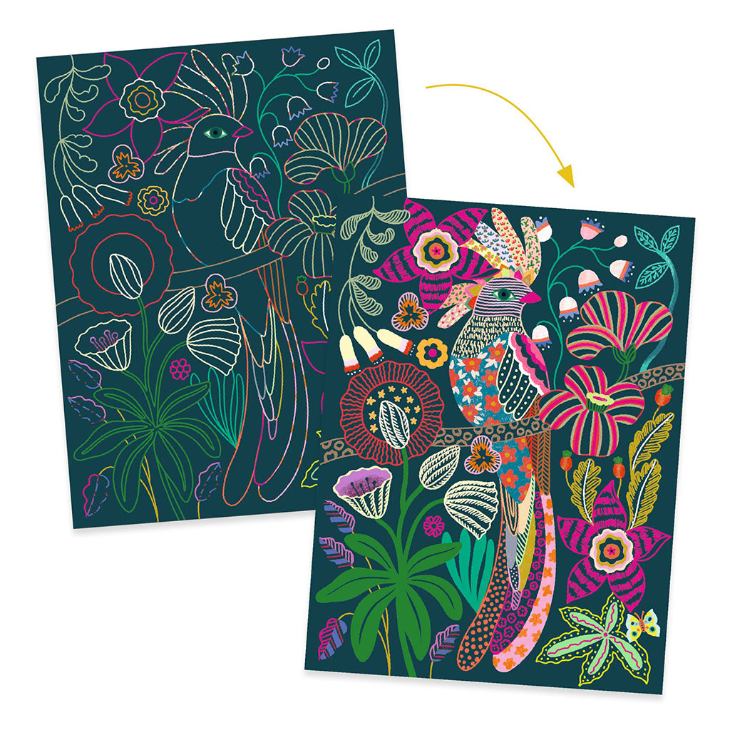 Djeco Skrapkort, Rococo