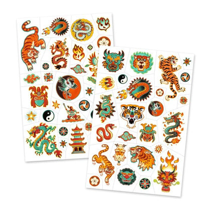 Djeco Tattoos, Asien