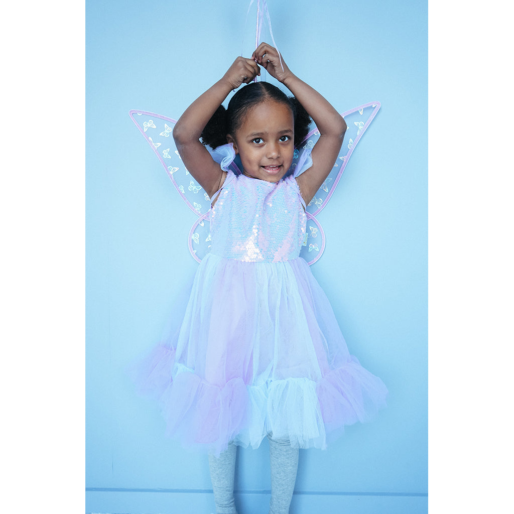 Den goda Fen, Lilla sommerfugl kjole - Str. 2-8 år