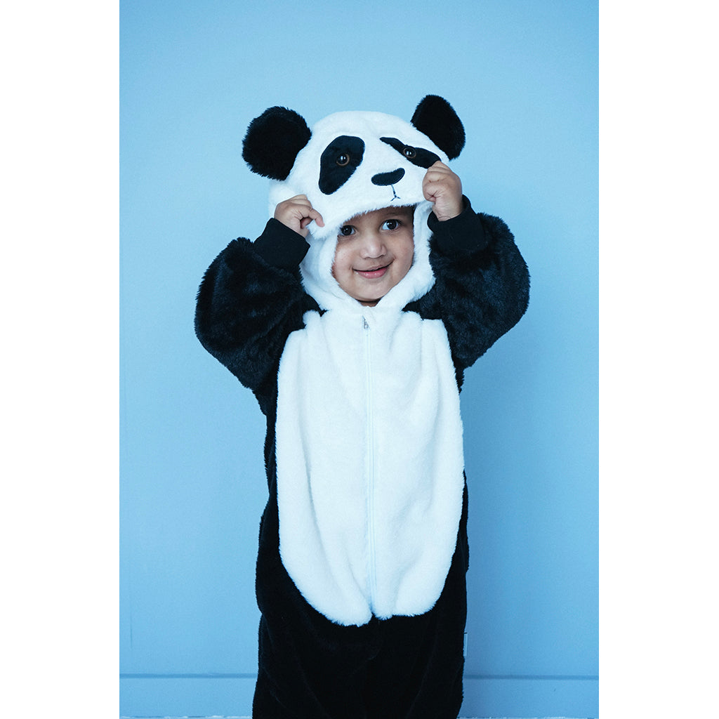 Den goda Fen djurdräkt, Panda jumpsuit - 3-4 år