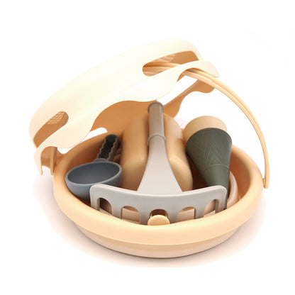 Compactoys sandleksaker, 7-i-en - Beige