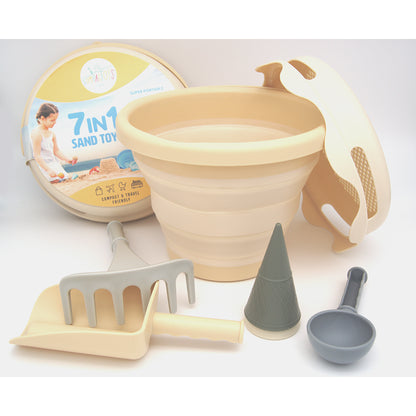 Compactoys sandleksaker, 7-i-en - Beige