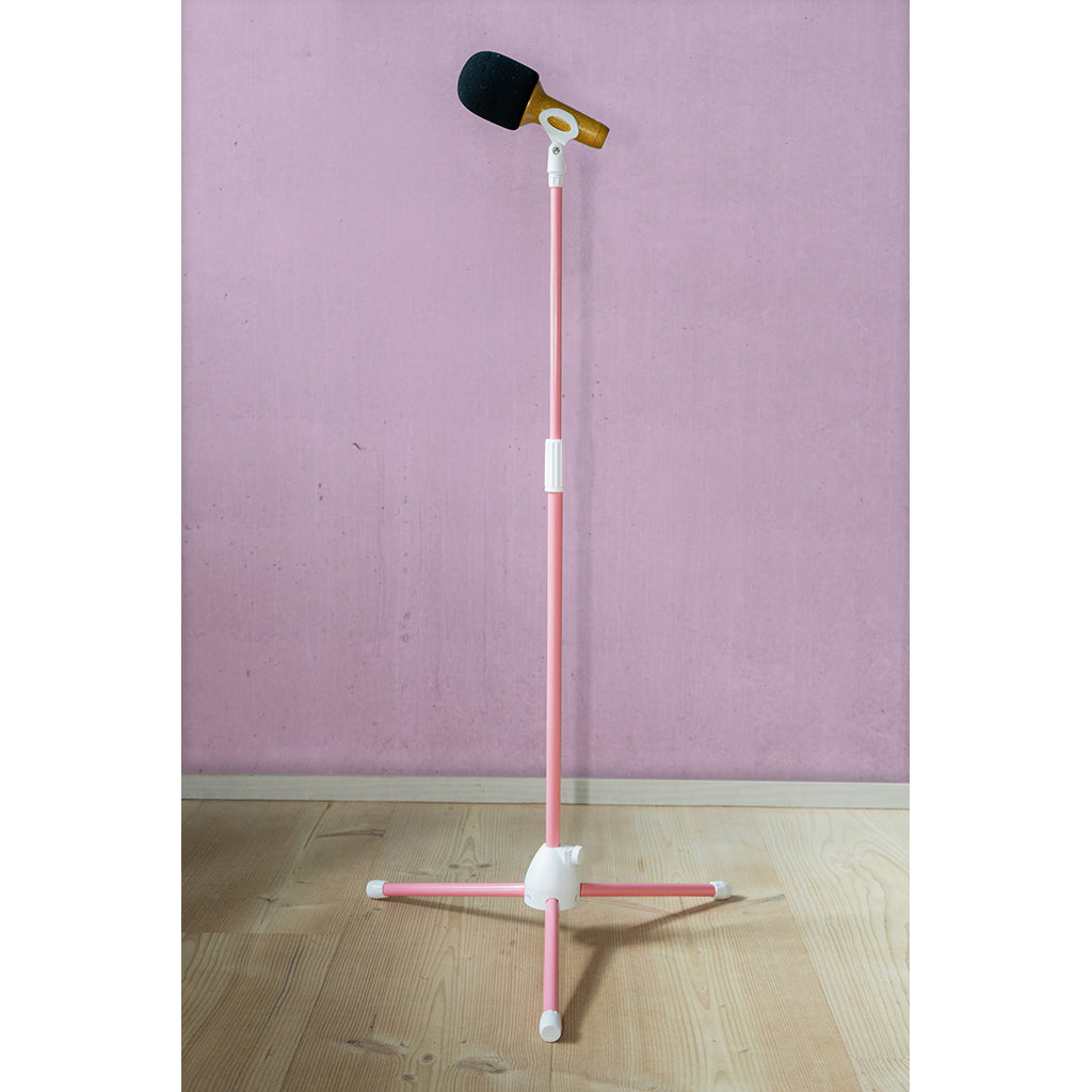 Lalarma floor stand, Mikrofonstativ – Rosa