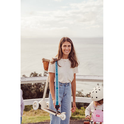 Banwood Carry strap, bärrem till skateboard, sparkcykel och balanscykel - Cream