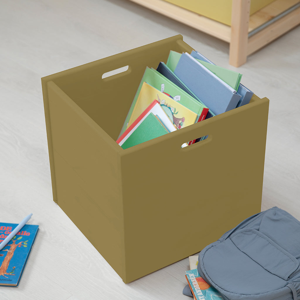 By Aulum Dana boklåda, med djup på 30 eller 40 cm - Olive