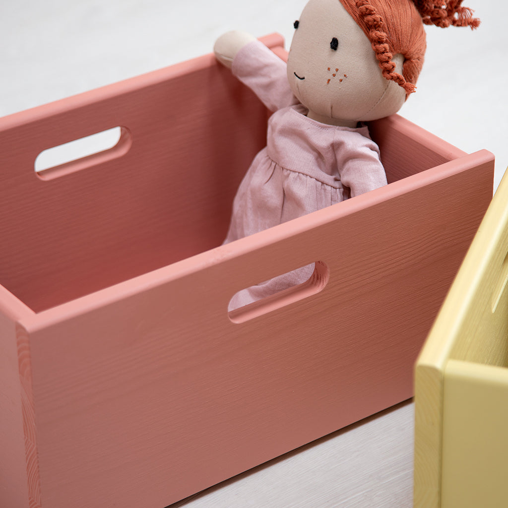 By Aulum Dana förvaringslåda, med djup på 30 eller 40 cm - Vitpigmenterad