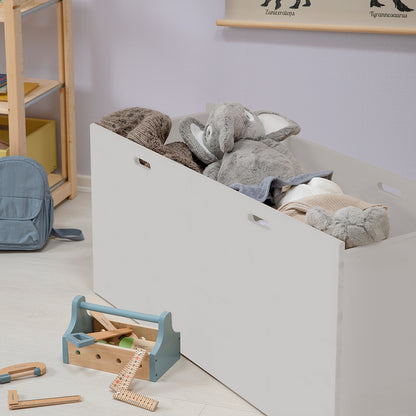 By Aulum Dana stor opbevaringskasse m hjul, flere str. - Mushroom