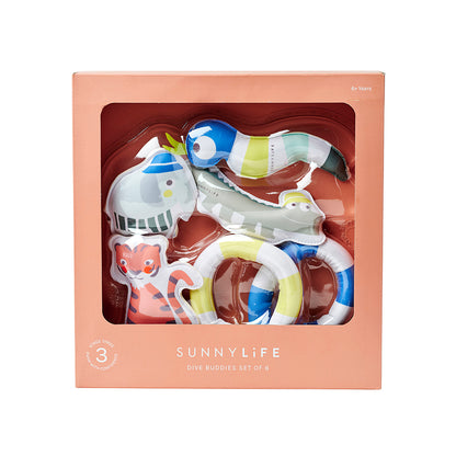 Sunnylife Dykarvänner, Into the Jungle - Multi set m. 6 stk.