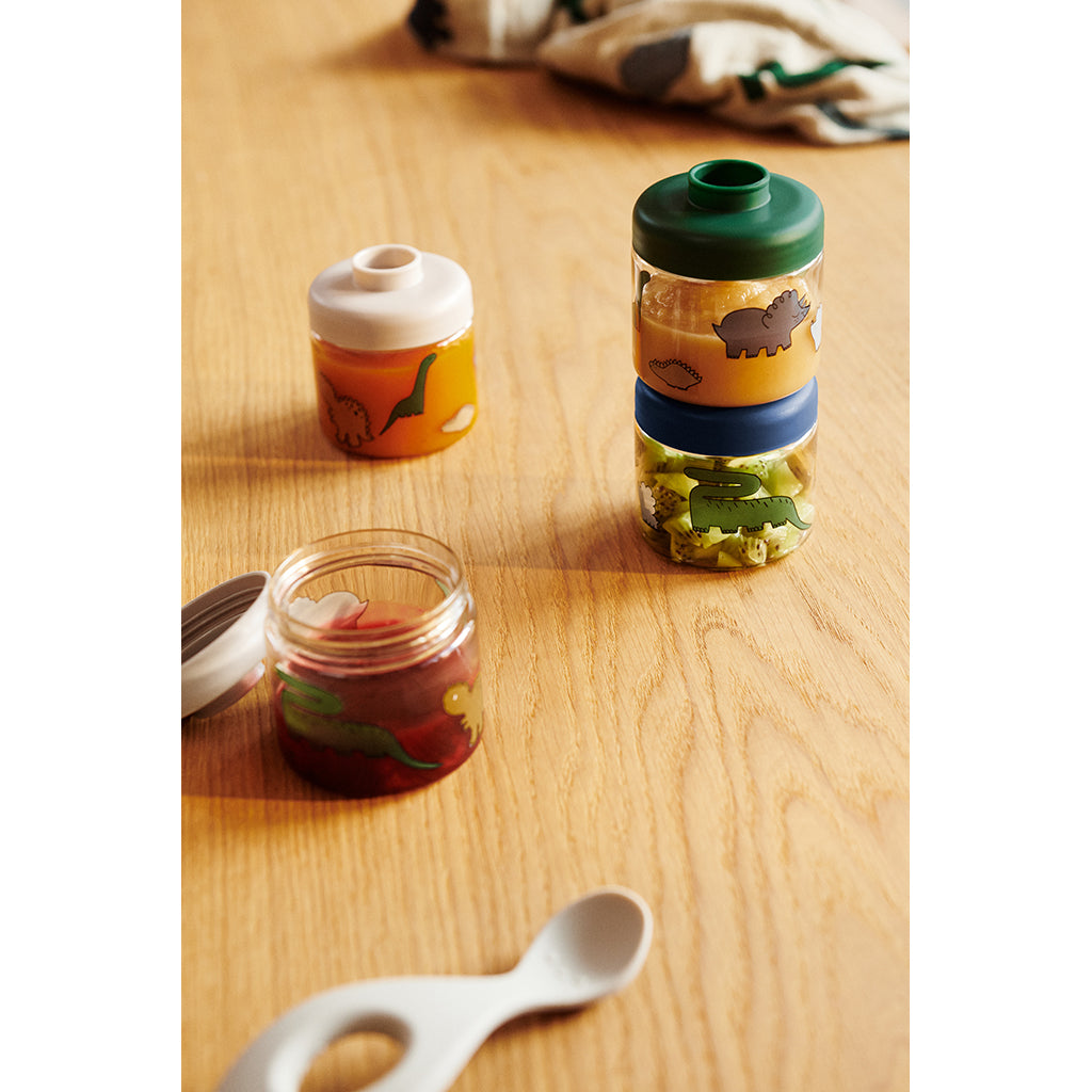 Liewood Dominique, Matlådor för barnmat, 4-pack - All together Sandy