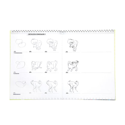 eeBoo Lär dig rita, Dinosaurier