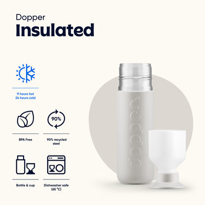 Dopper termosflaska, Insulated 350 ml - Gentle grey