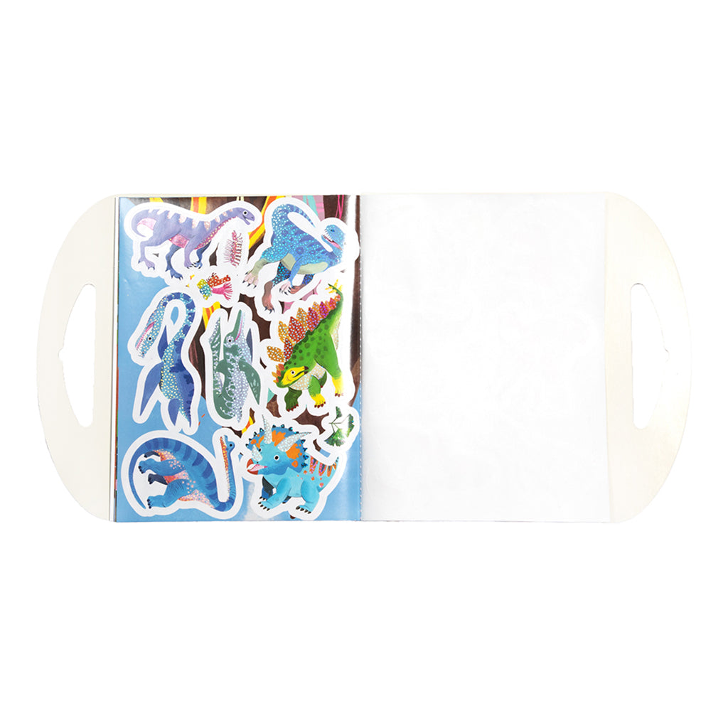 eeBoo Klistermärkesbok, Dinosaurier