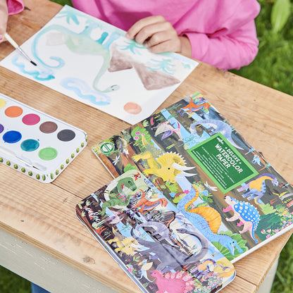eeBoo Akvarellpapper, Dinosaurier