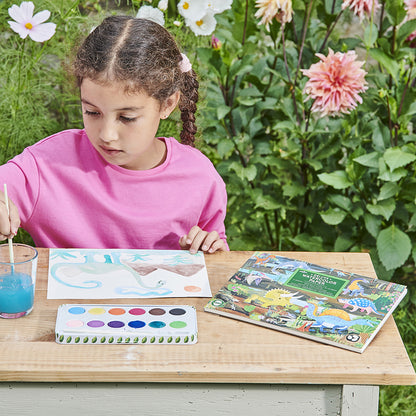 eeBoo Akvarellpapper, Dinosaurier