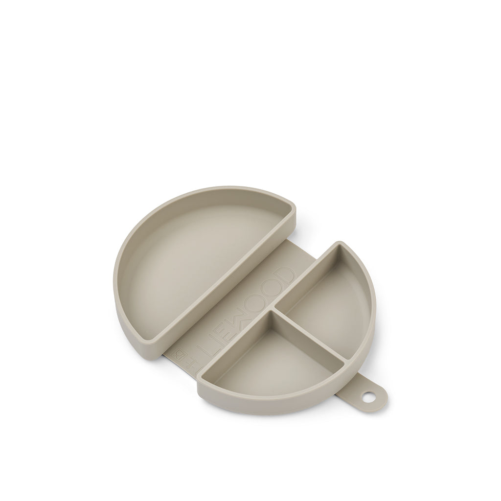 Liewood Eugene vikbar matlåda i silikon – Dinosaurus/Mist