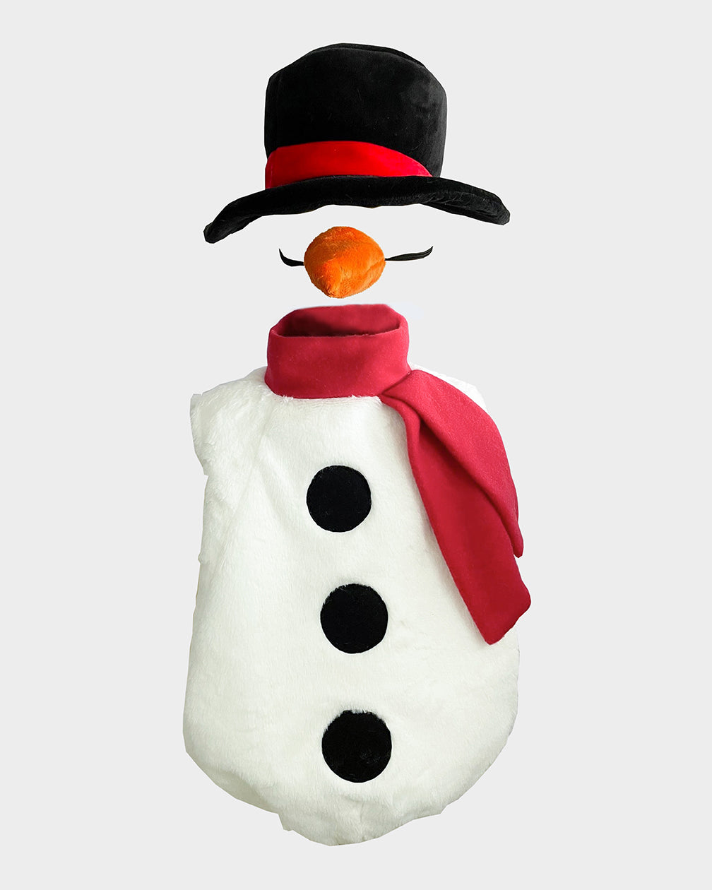 Den goda Fen, snögubbekostym inkl. tillbehör - strl. 2-4 år