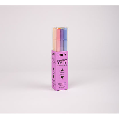 Omy Filtpennor, 9 st - Pastell