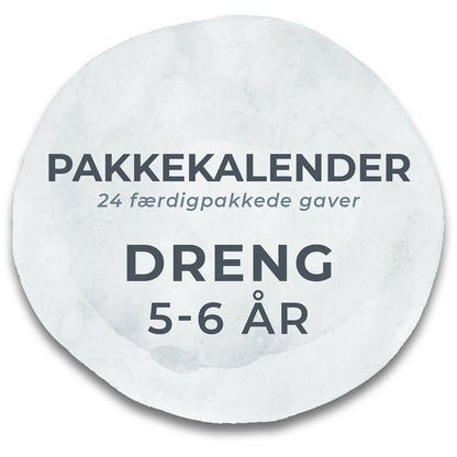 Färdig pakkekalender, Pojke 5-6 år