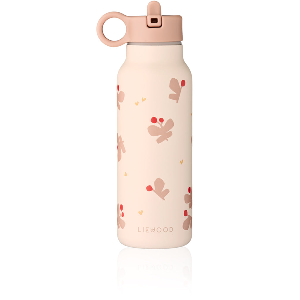 Liewood Falk water bottle, termoflaske 350 ml. - Butterfly/ Apple blossom