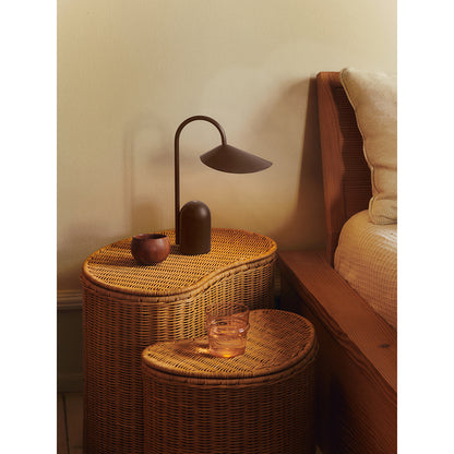 ferm Living flätade förvaringskorgar, Willora natural, 2-pack