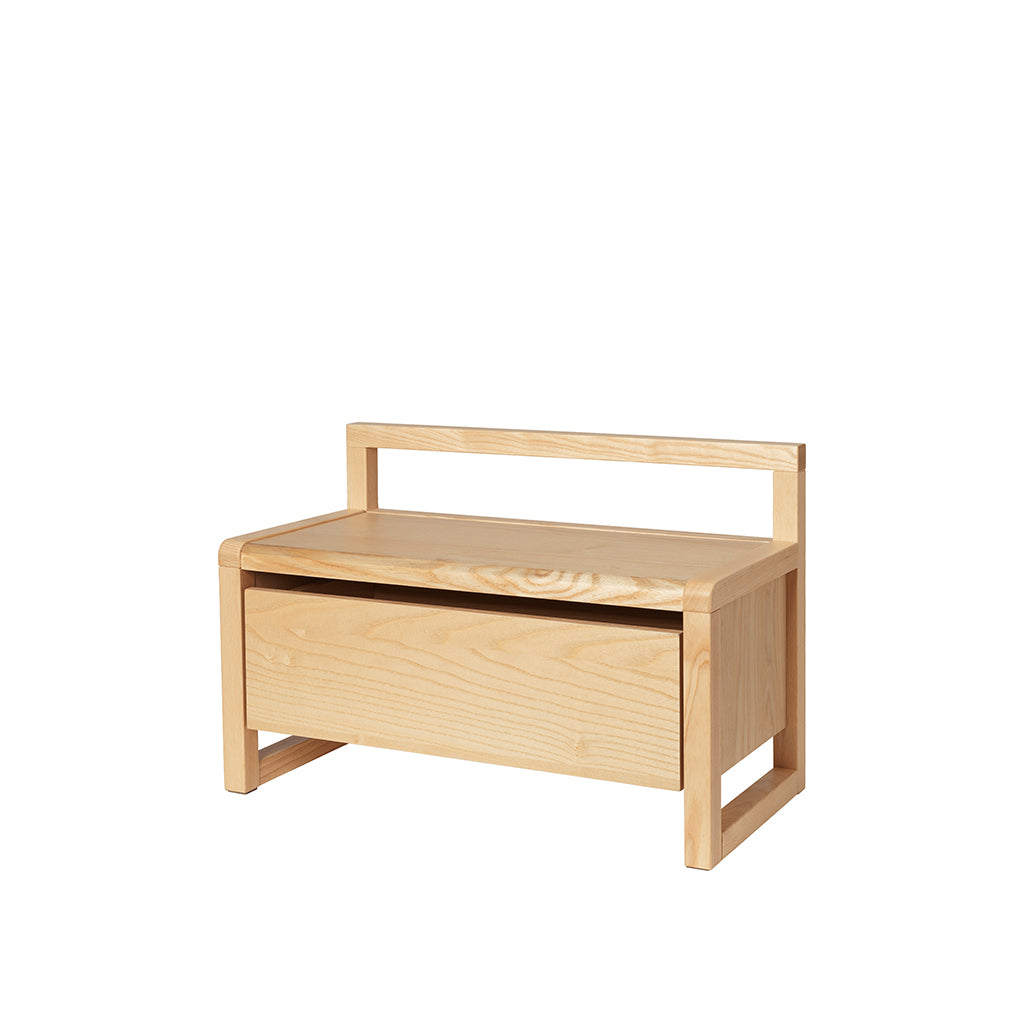 ferm Living barnbänk med förvaring, Little Architect storage bench – Ash