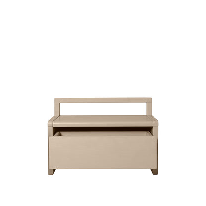 ferm Living bänk för barn med förvaring, Little Architect storage bench - Cashmere