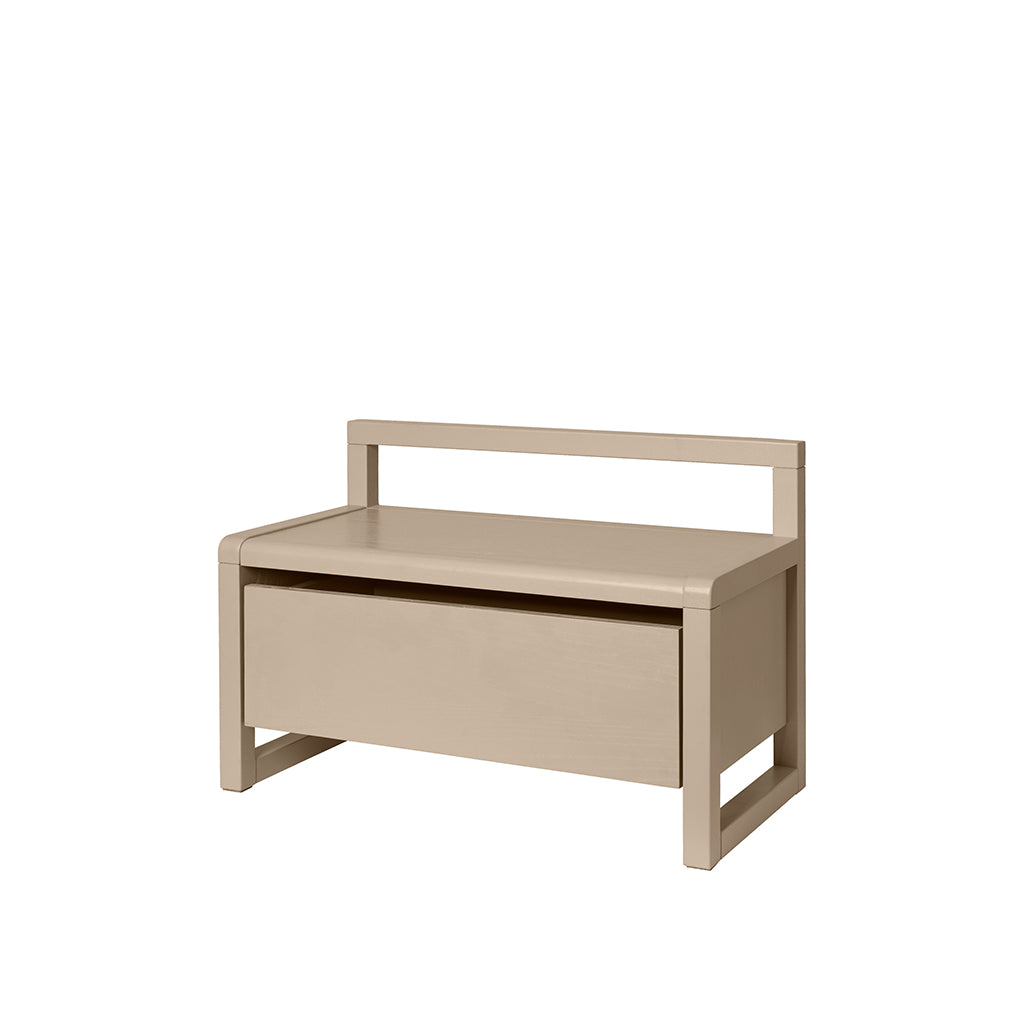 ferm Living bänk för barn med förvaring, Little Architect storage bench - Cashmere