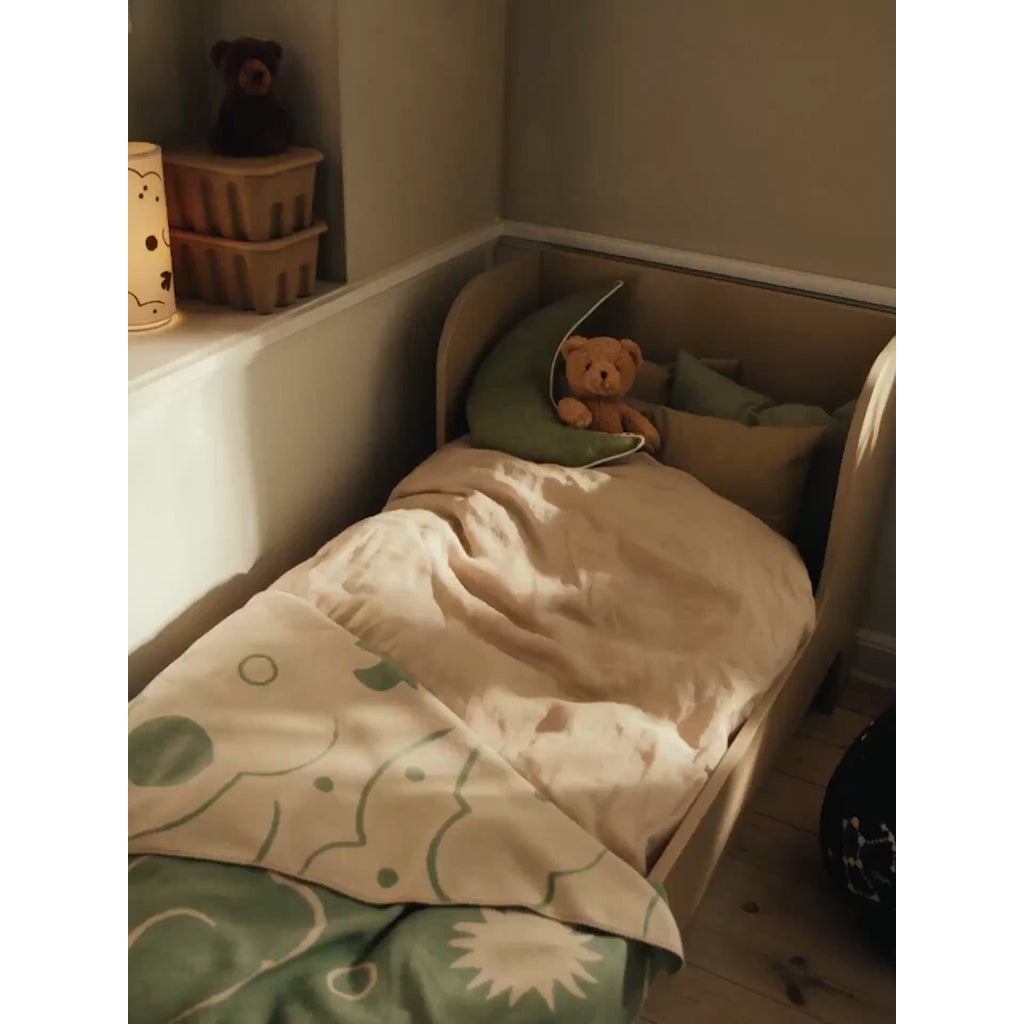 ferm Living stjernepude, Tea green - Ø: 48 cm