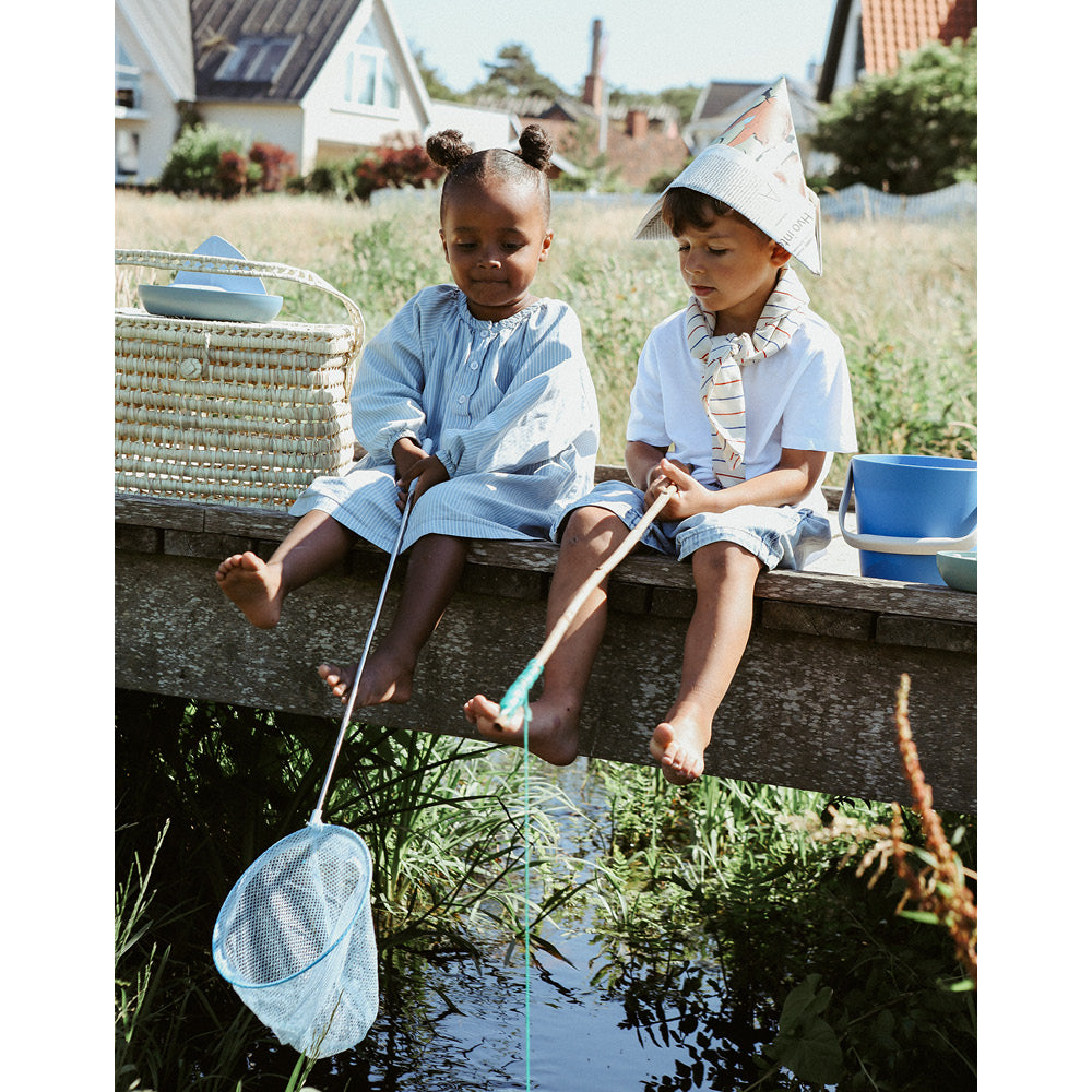 Följ ankan, Teleskopfiskenät - Mörklila