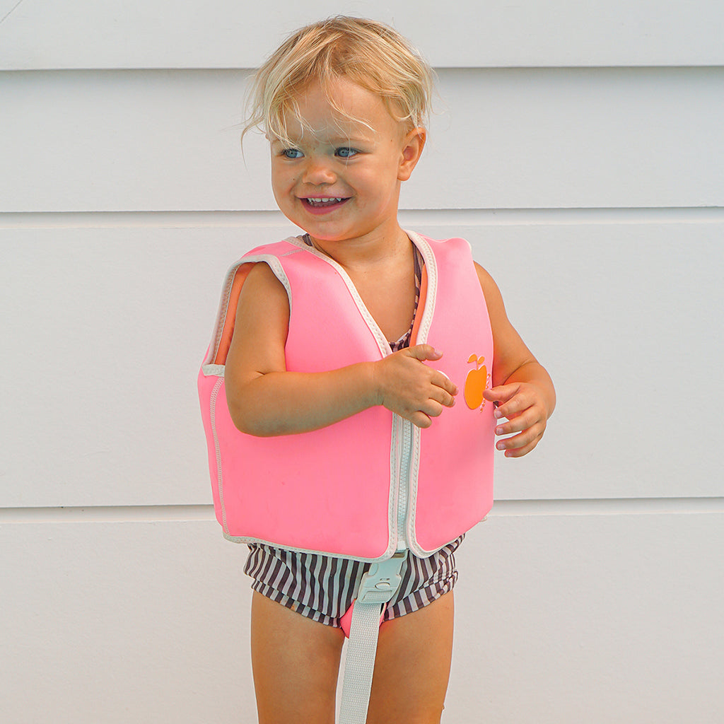 Sunnylife flytväst, Poppy the Peach - str. 1-6 år
