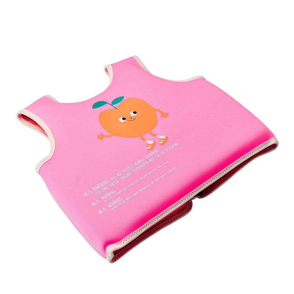 Sunnylife flytväst, Poppy the Peach - str. 1-6 år