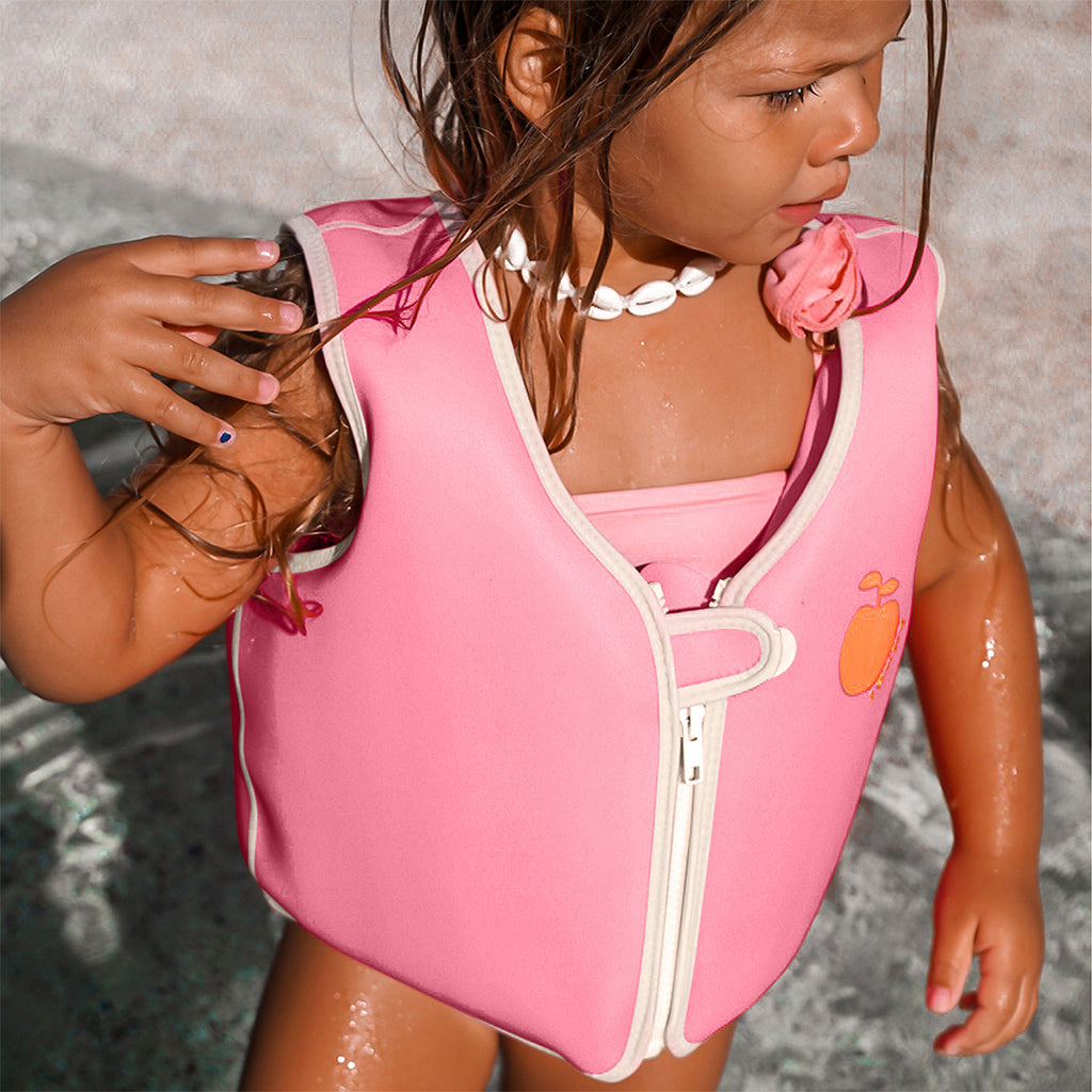 Sunnylife flytväst, Poppy the Peach - str. 1-6 år