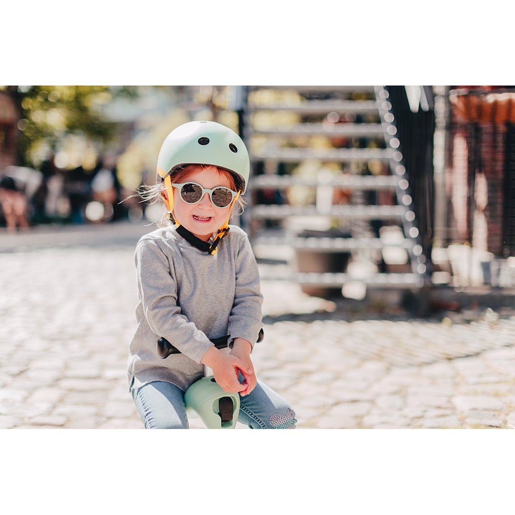 Scoot and Ride cykelhjälm, Olive - Flera storlekar