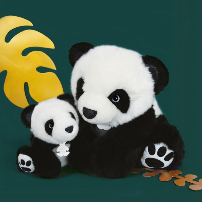 Doudou et Compagnie Klickarmband med panda gosedjur