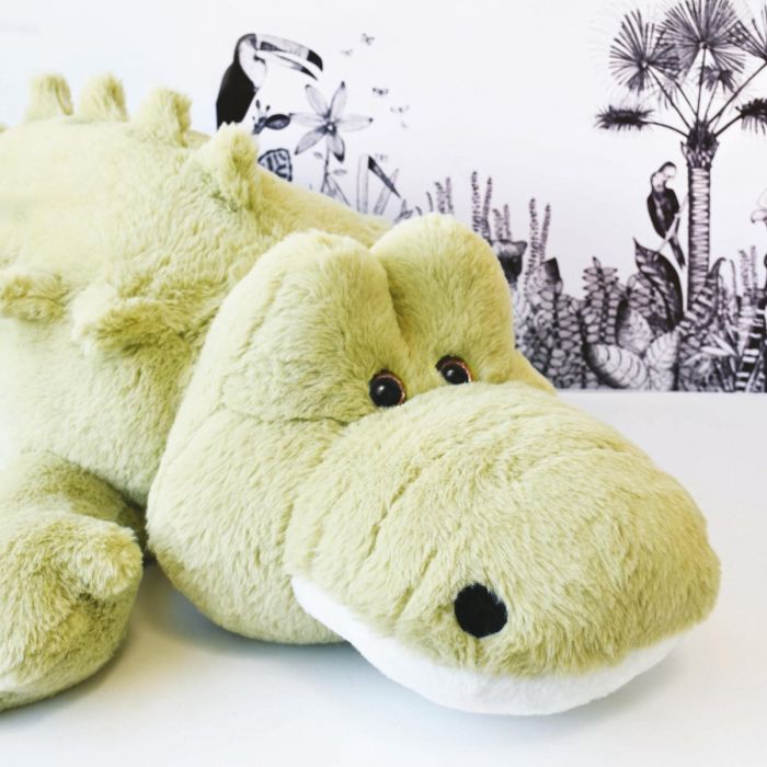 Doudou et Compagnie Jungle krokodil gosedjur, mjuk - 60 cm