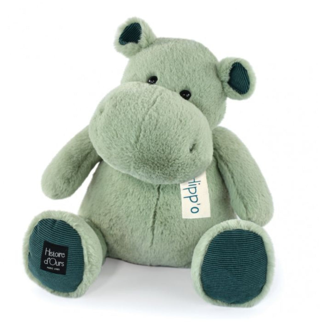 Doudou et Compagnie Flodheste bamse, mandel - 40 cm