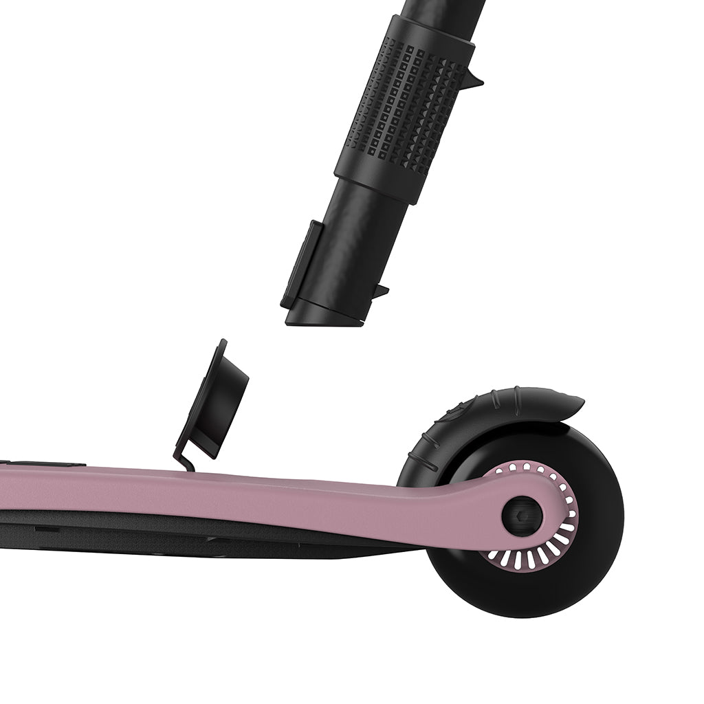 Scoot and Ride, Highway Kick 1, Push &amp; Go sparkcykel med skubbtang - Wildberry