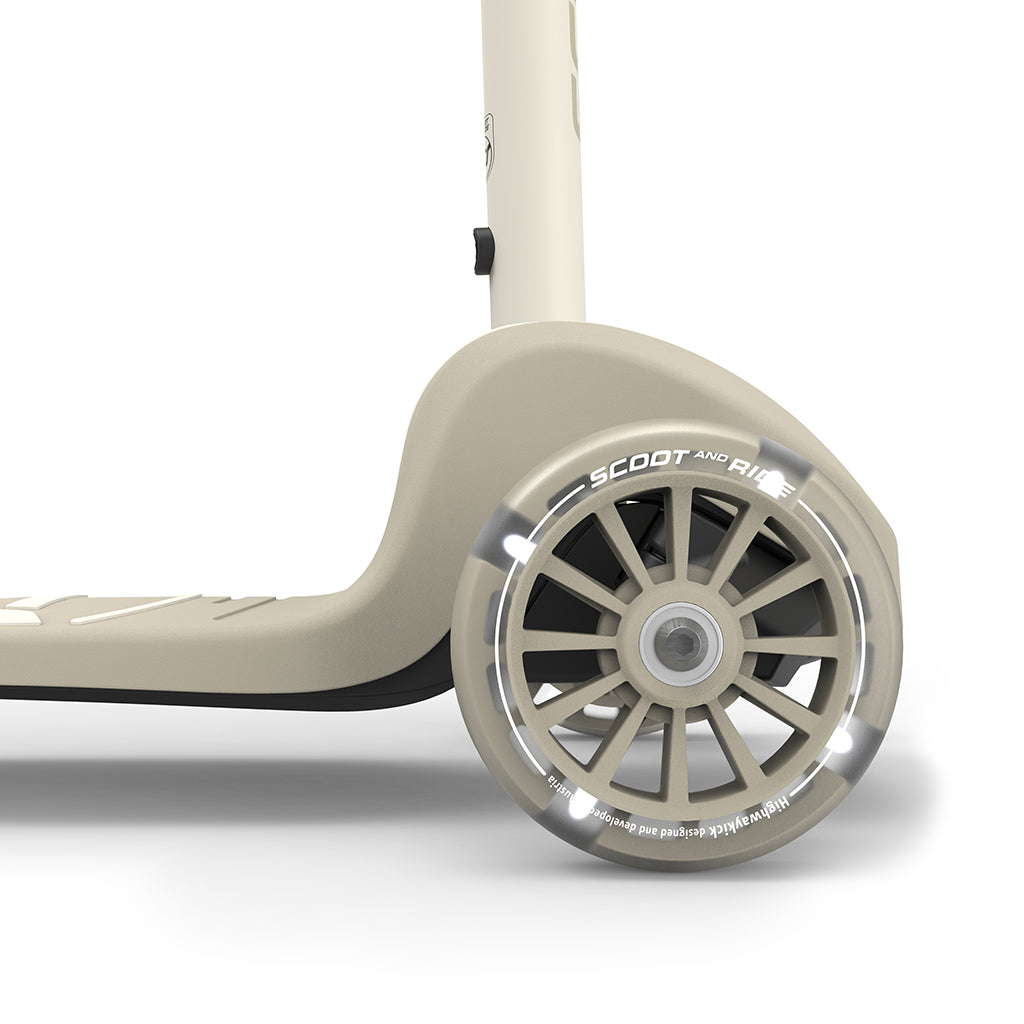 Scoot and Ride Highway Kick 3S, sparkcykel - LED Ash