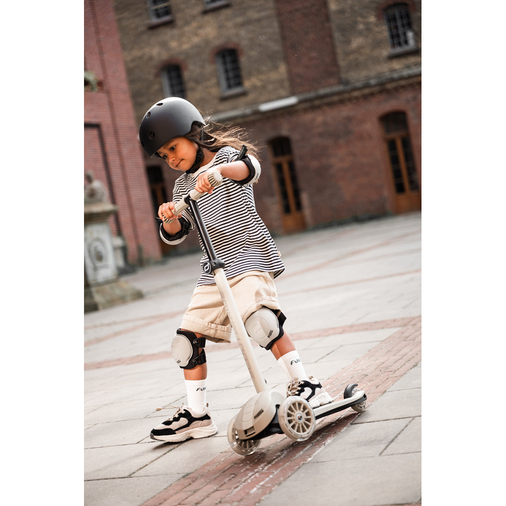 Scoot and Ride Highway Kick 3S, sparkcykel - LED Steel