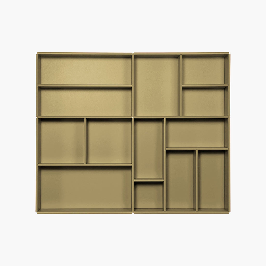 By Aulum Helena väggreol, 117x97 cm - Olive