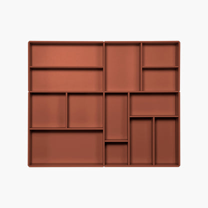 By Aulum Helena väggreol, 117x97 cm - Rusty