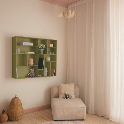 By Aulum Helena vægreol, 117x97 cm - Olive