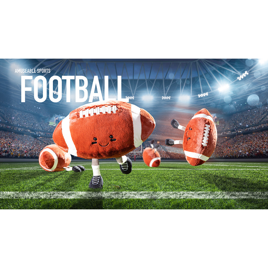 Jellycat gosedjur, Amuseable Sports American Football - 28 cm