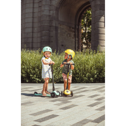 Scoot and Ride Highway Kick 3, sparkcykel - LED Peach