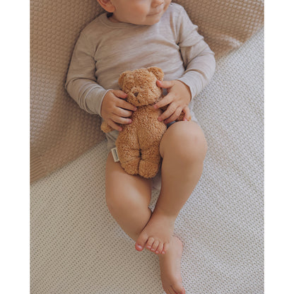 Moonie 2.0, ekologisk Humming kanin med pink noise och lampa - Cappuccino